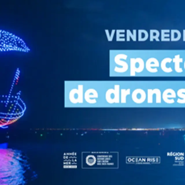 Spectacle de drones inédit !_Nice