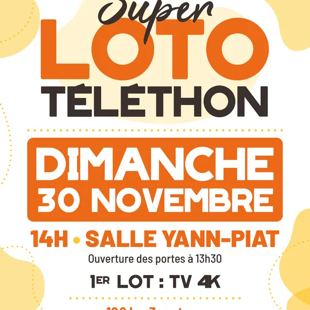 Loto en faveur du Téléthon_La Londe-les-Maures
