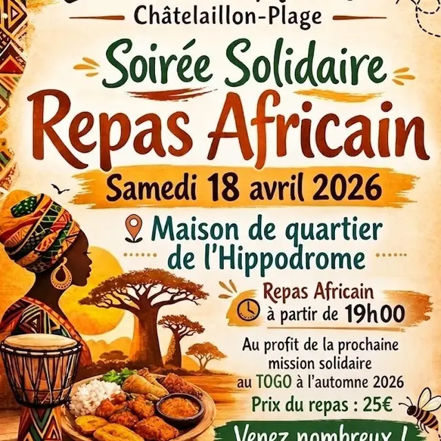 Soirée solidaire africaine_Châtelaillon-Plage