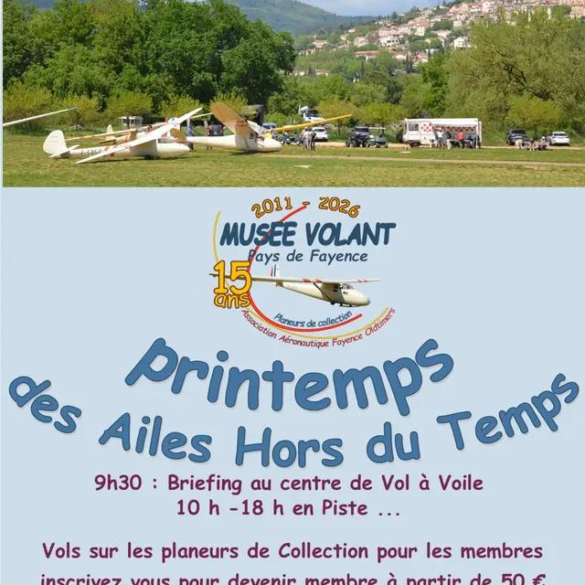 Les Ailes Hors du Temps Mai 2026_Tourrettes