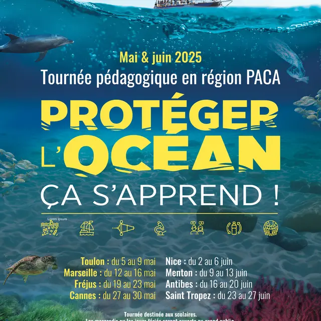 Tournée pédagogique « Protéger l’océan, ça s’apprend »_Saint-Tropez