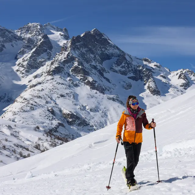 Le jardin Alpin en raquettes_Villar-d'Arêne