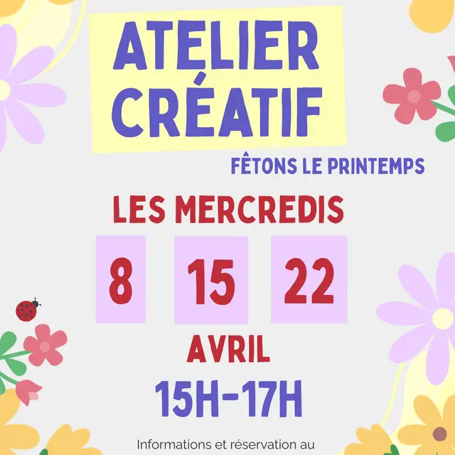 Atelier créatif fêtons le printemps_Villard-de-Lans