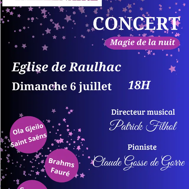 Concerts Chorale du Millénaire_Raulhac