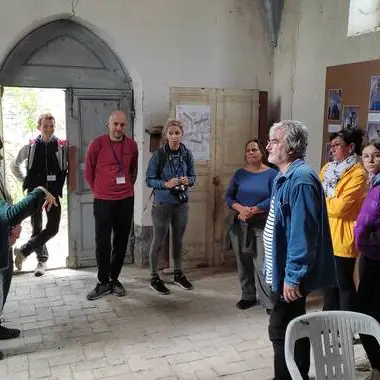 Visite du chantier de restauration de la Chapelle de Salières_Die