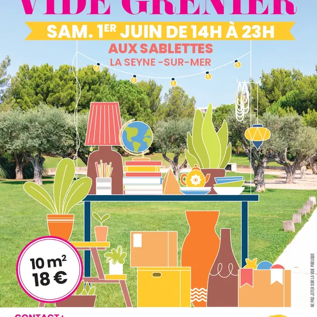 Vide grenier nocturne des Sablettes