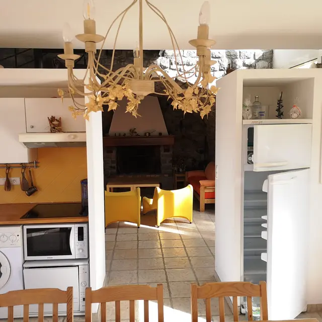 Cuisine en fonds Salon