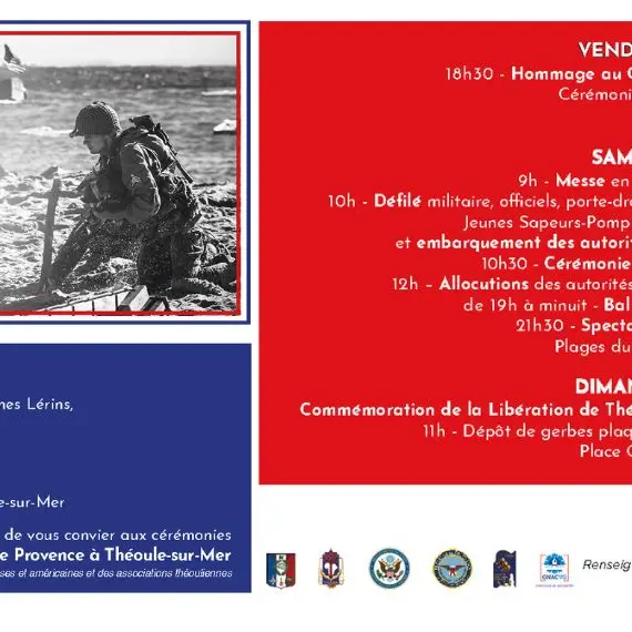 82ème Anniversaire du Débarquement de Provence_Théoule-sur-Mer
