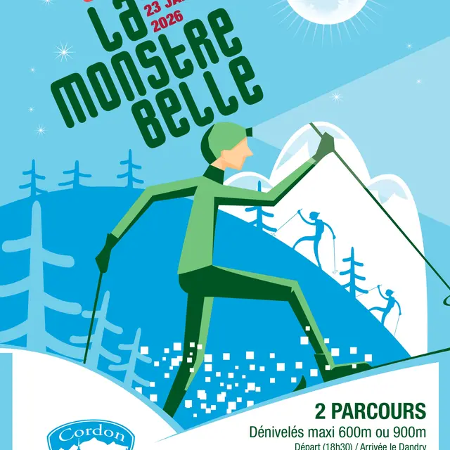 Course de ski de randonnée - La Monstre Belle_Cordon