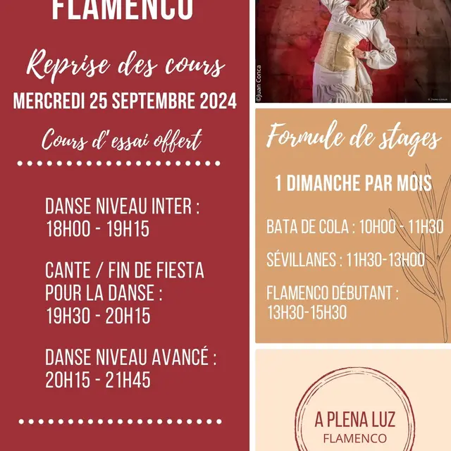 Cours flamenco 24/25