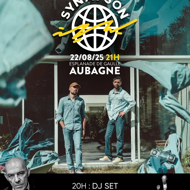 Concert Synapson et DJ set de Philippe Corti_Aubagne