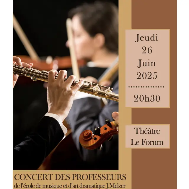 Concert des Professeurs de l'école de Musique et d'Art Dramatique Jacques Melzer_Fréjus