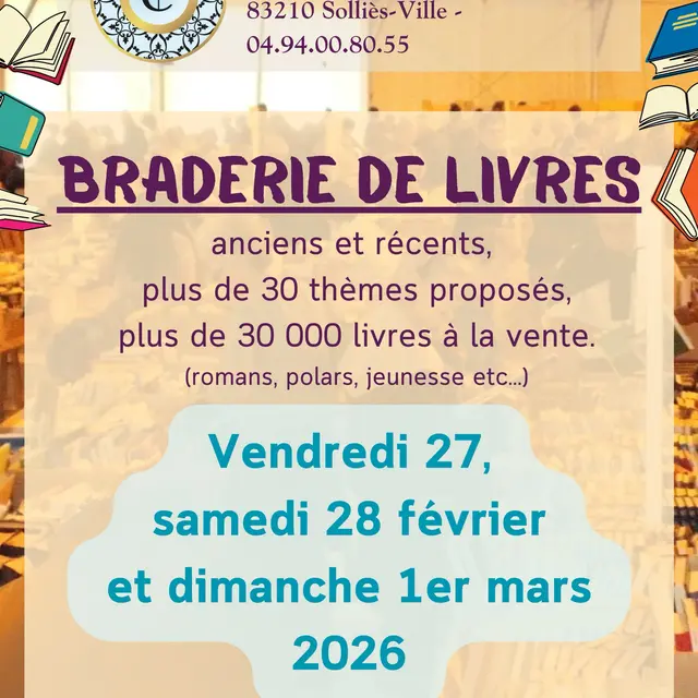 Braderie de livres_Solliès-Ville