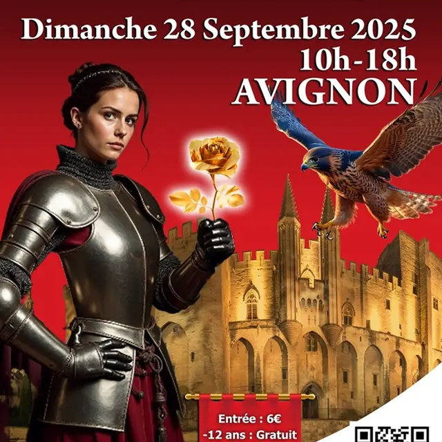 Visuel Festival médiéval de la Rose d'Or_Avignon