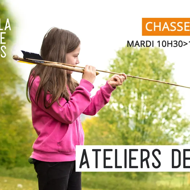 Atelier de la Préhistoire : Chasseur paléo_Vassieux-en-Vercors