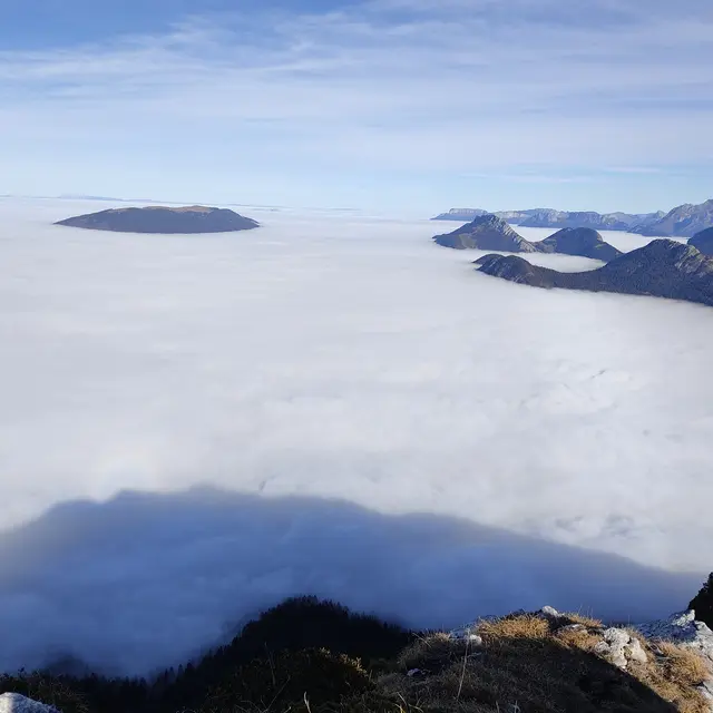 Mer de nuages depuis Rossanaz