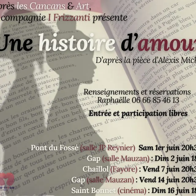 Pièce de théâtre : Une histoire d'amour