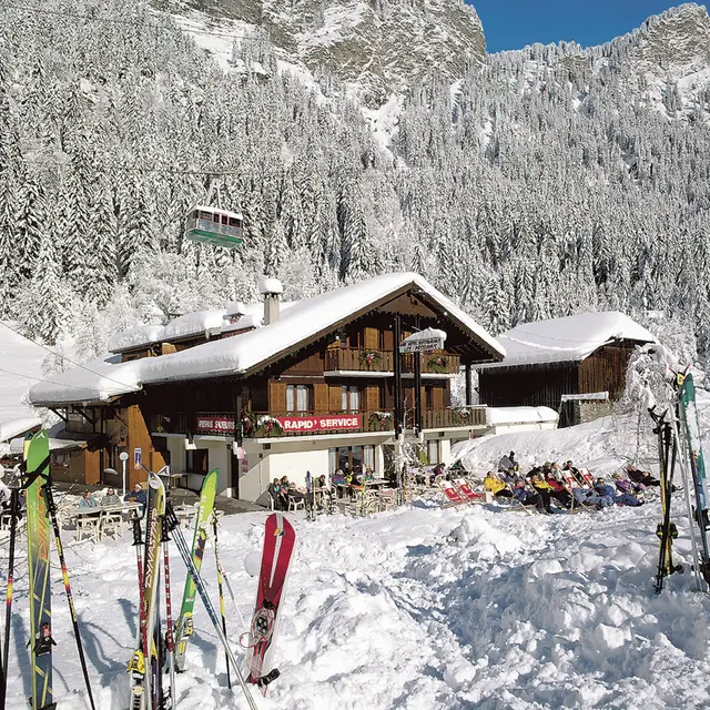 Façade Hiver Les Prodains Morzine