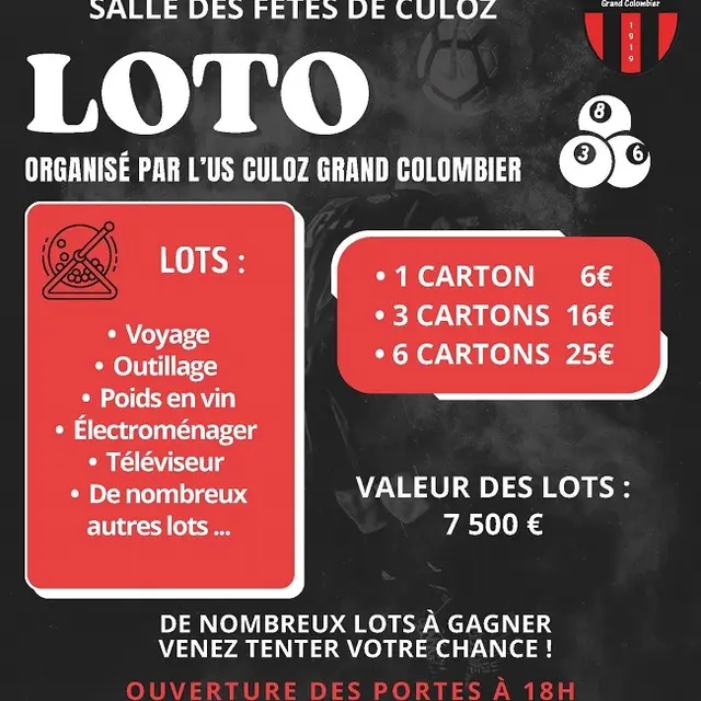Loto à Culoz_Culoz-Béon
