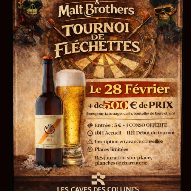 Tournoi de fléchettes -Caves des Collines_Vaison-la-Romaine