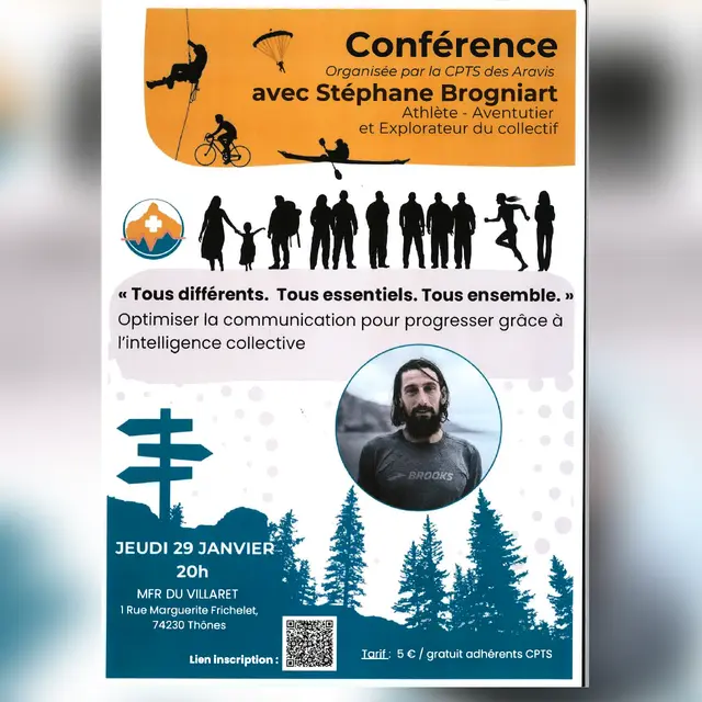 Conférence Tous différents, tous essentiels, tous ensemble_Thônes