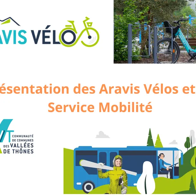 Présentation d'Aravis Vélo et du service Mobilité_Thônes