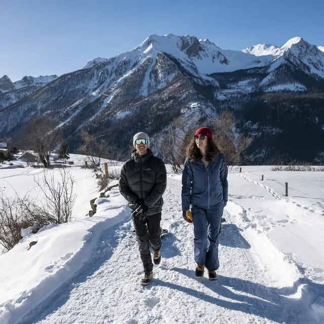 Itinéraire raquettes Le plateau de Saint-Ours