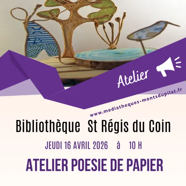 Fest’eau Pilat - Atelier poésie de papier_Saint-Régis-du-Coin