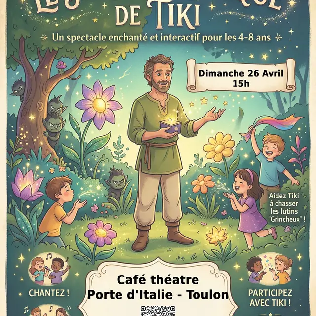 Jeune public - Spectacle Le Jardin magique de Tiki_Toulon