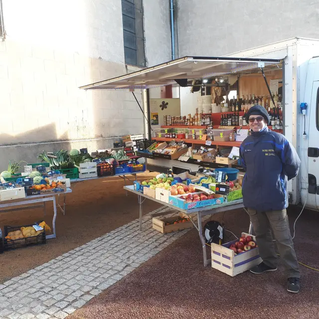 camion magasin sur marchés