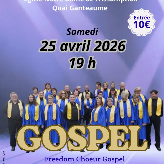 Concert Freedom Chœur Gospel_La Ciotat