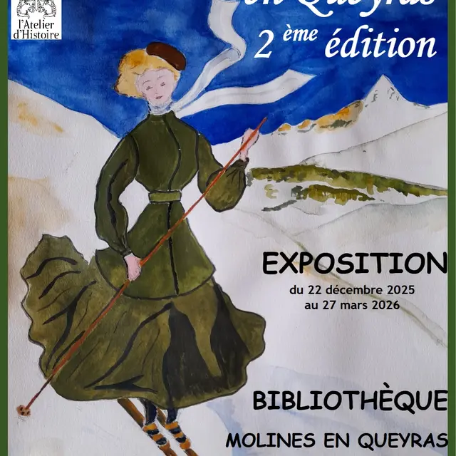 Exposition Petite histoire du ski en Queyras_Molines-en-Queyras