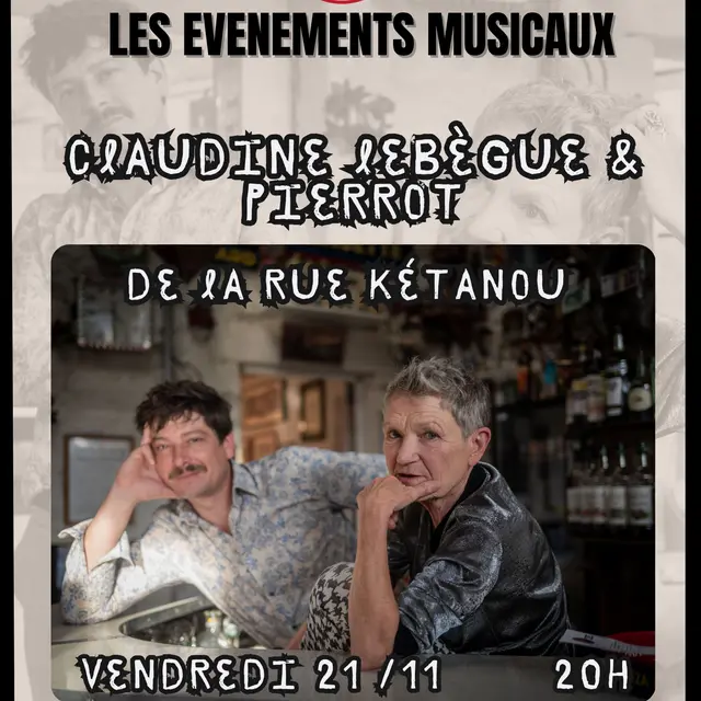 Claudine Lebègue & Pierrot de La Rue Kétanou - Concert au Rétro_La Chapelle-d'Abondance