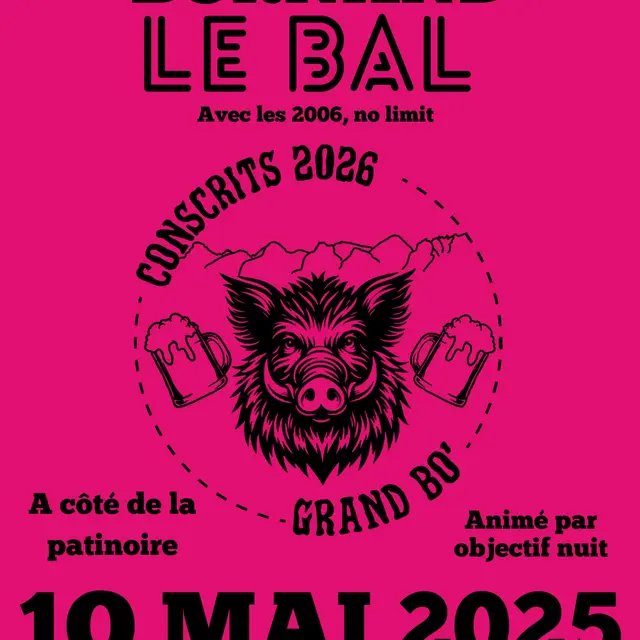 Affiche bal des conscrits 2026