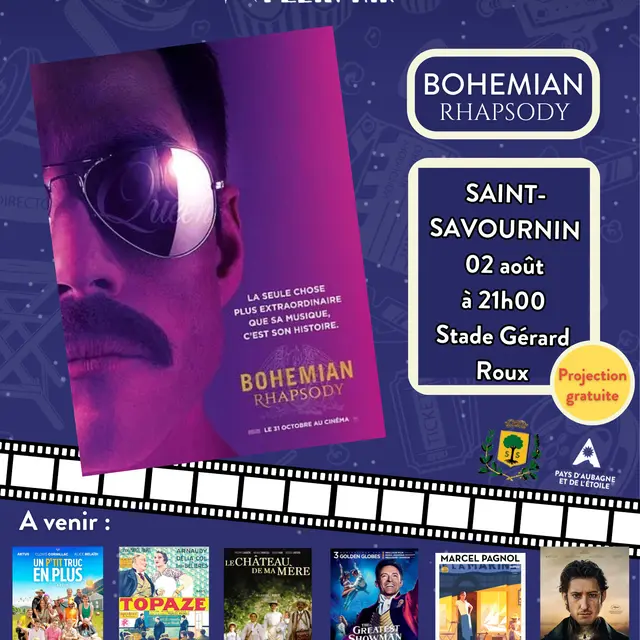 Ciné plein air - Bohemian rhapsody_Saint-Savournin
