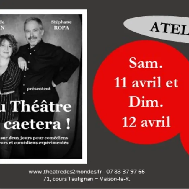 Stage au théatre et caetera_Vaison-la-Romaine