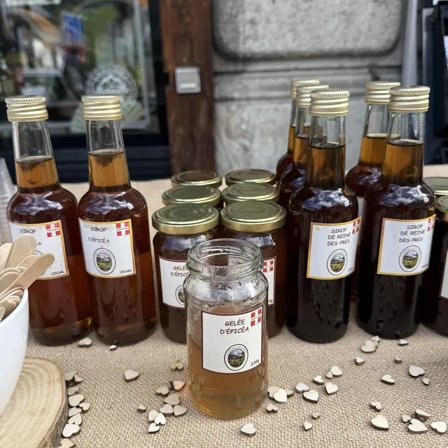 Dégustation au Mont Local sirops et gelées - L'Arène des Prés_Saint-Gervais-les-Bains