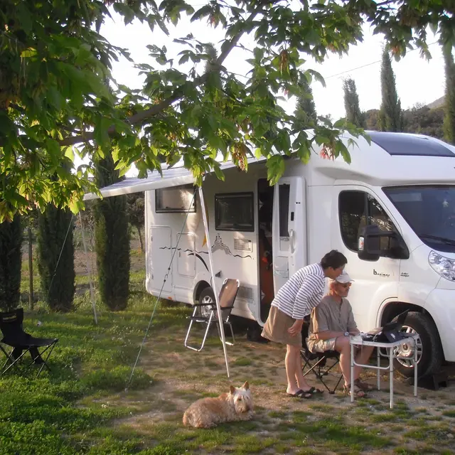 Aire de camping car du Domaine Rocheville