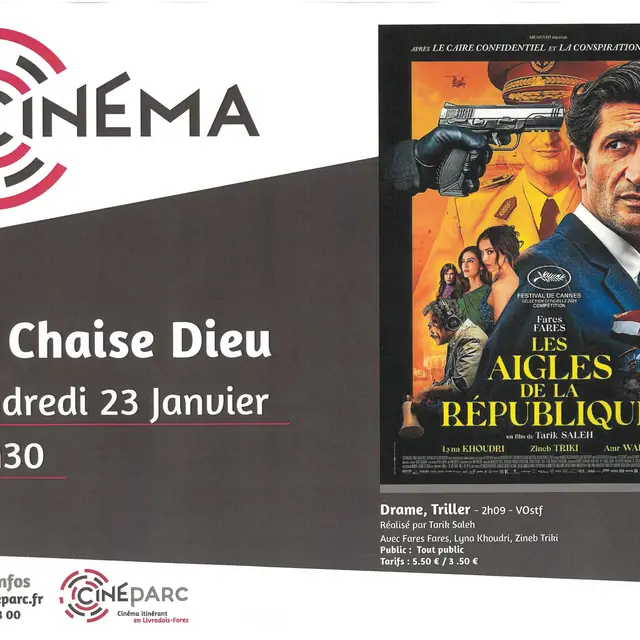 EVE-Séance de cinéma Les aigles de la République _La Chaise-Dieu-Affiche