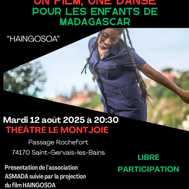 Projection ''Un film, une danse pour les enfants de Madagascar_Saint-Gervais-les-Bains