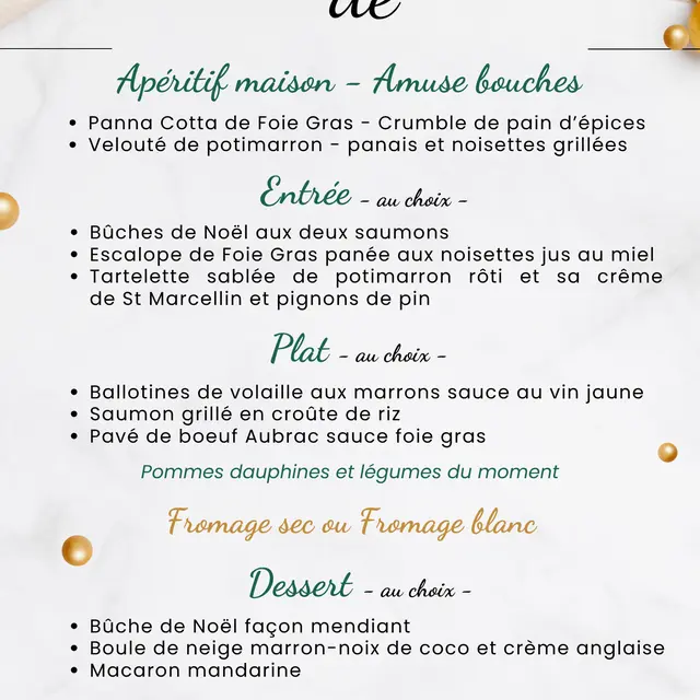 Repas de fêtes au Templier_Marlhes