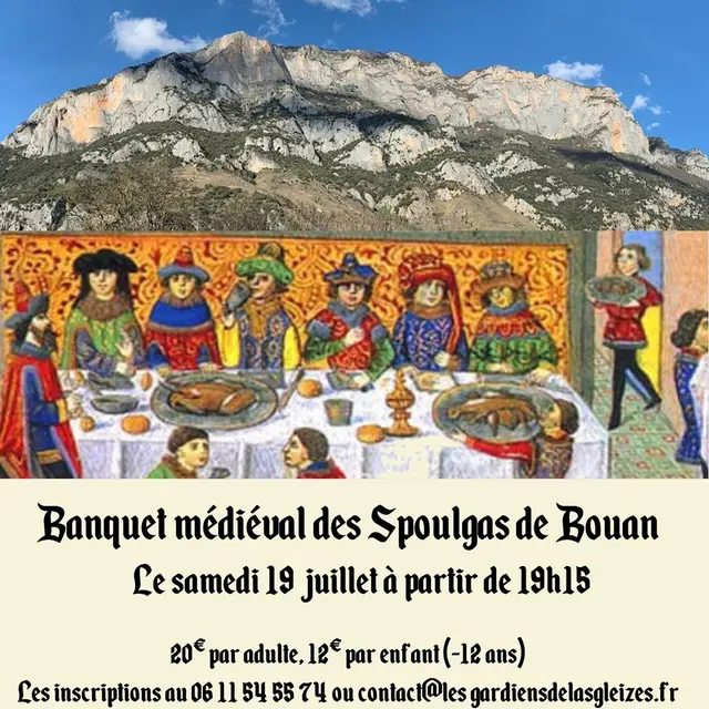 Affiche du banquet médiéval