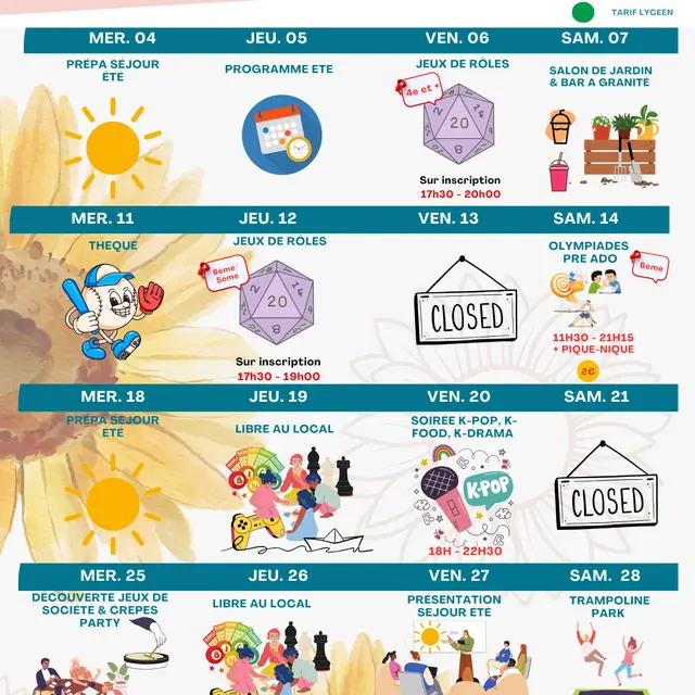 Animations de Ré Jeunesse à Ars-en-Ré - Juin_Ars-en-Ré