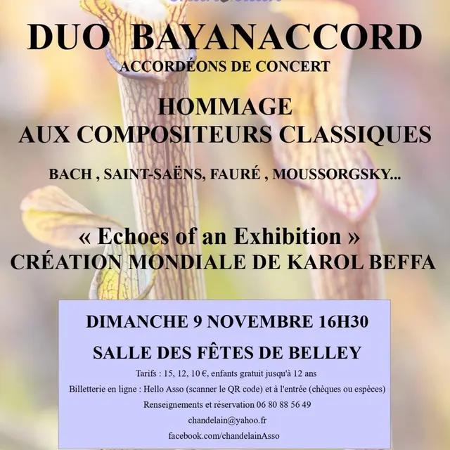 Concerts au fil des saisons - automne 2025_Belley