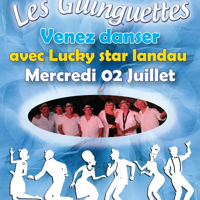 Guinguette/bal avec LUCKY STAR LANDAU_Roquebillière