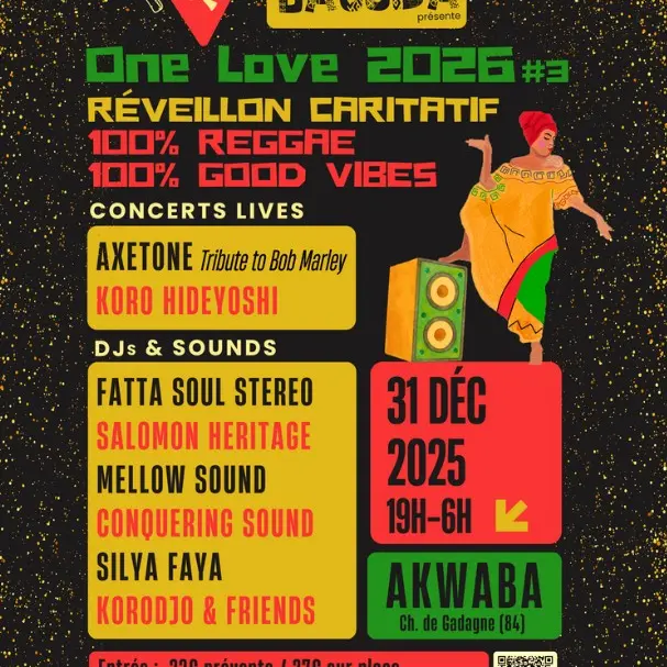 Réveillon du jour de l'an à l'Akwaba_Châteauneuf-de-Gadagne