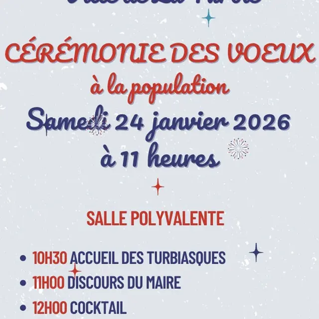 Cérémonie des vœux 2026