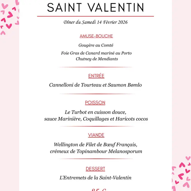 Visuel_Menu Saint-Valentin - Brasserie Place Bernard_Bourg-en-Bresse