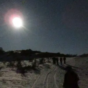 Balade Nocturne en raquettes avec Les Sentiers de Babeth_Les Cabannes