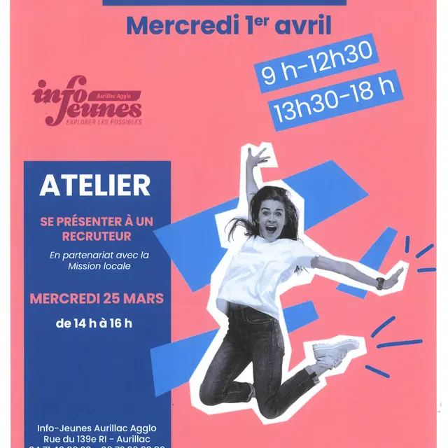 Journée « Jobs d’Été » 2026 : trouver un emploi saisonnier_Aurillac